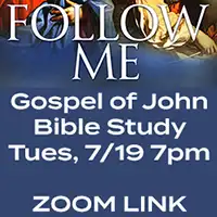 Zoom Link for Gospel of John Bible Study